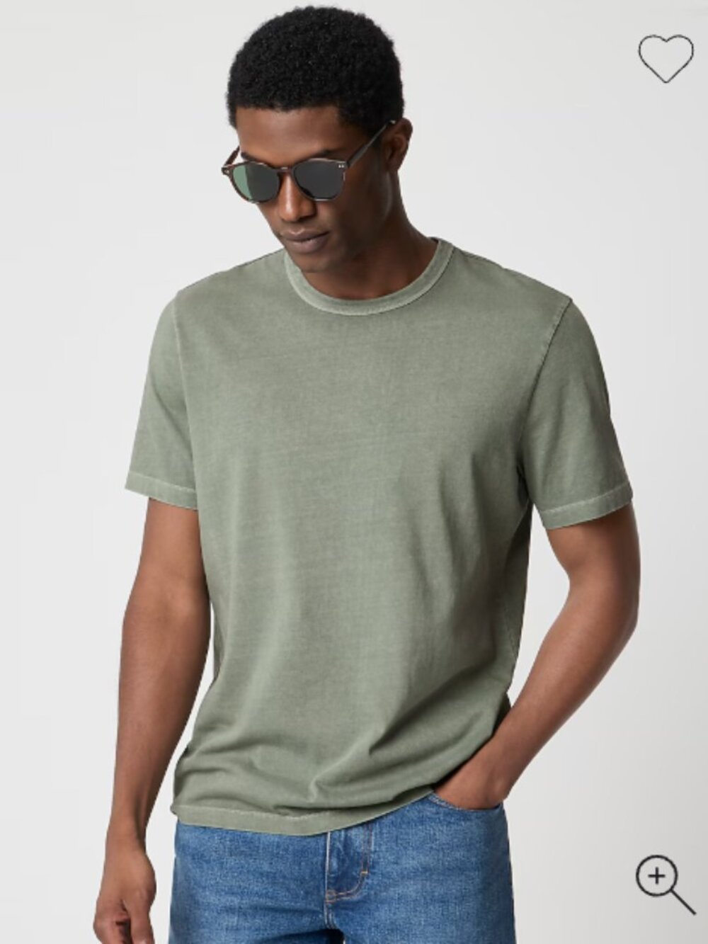 J. Crew Factory 100% cotton garment-dyed tee • size large • NWT • BZ136